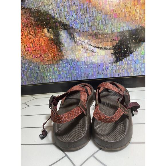 CHACO SANDALS Red Black MENS US SZ 12 main image 5